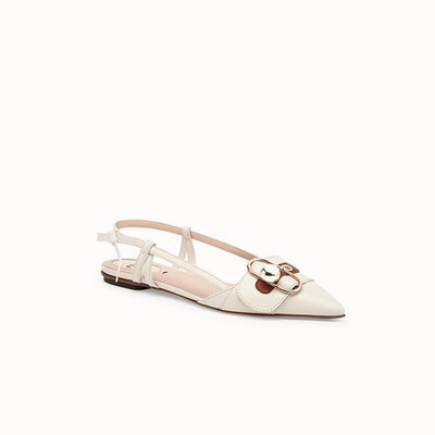 Beatiful white slingbacks