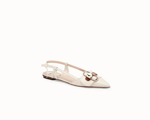 Beatiful white slingbacks