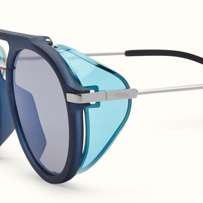 Blue men glasses