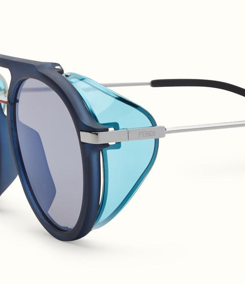 Blue men glasses